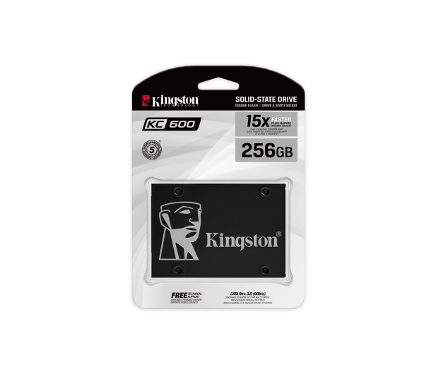 Kingston 256GB 2,5" SATA SSD KC600 - 523930 - zdjęcie 2